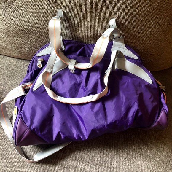 purple nike duffel bag